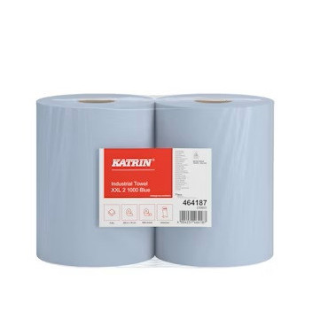 Katrin teollisuuspyyhe XXL 2-krs laminoitu sininen 360 m (2 kpl) 464187 | E. Kylmälä Oy