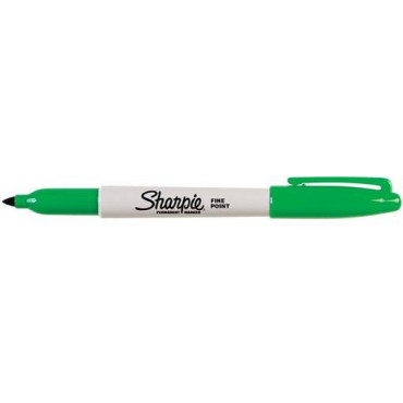 Sharpie huopakynä Fine vihreä | E. Kylmälä Oy