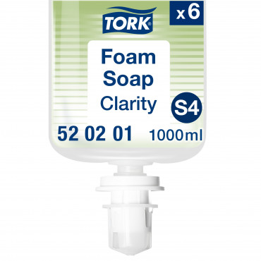 Tork kirkas vaahtosaippua 1000 ml S4 (6) | E. Kylmälä Oy