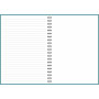 Diario Horizontal, turkoosi | E. Kylmälä Oy