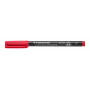 Staedtler Lumocolor F318 punainen 0,6 mm | E. Kylmälä Oy