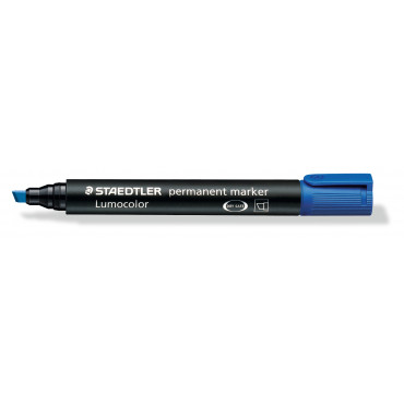 Staedtler Lumocolor 350 huopakynä sininen 2-5 mm viisto | E. Kylmälä Oy