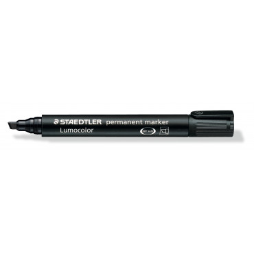 Staedtler Lumocolor 350 huopakynä musta 2-5 mm viisto | E. Kylmälä Oy