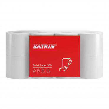 Katrin wc-paperi 300 arkkia 2-krs valkoinen 96060 | E. Kylmälä Oy