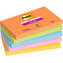 Post-it 655 Super Sticky Boost värilajitelma 76 x 127 mm (5) | E. Kylmälä Oy
