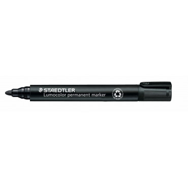 Staedtler Lumocolor 352 huopakynä musta 2 mm pyöreä | E. Kylmälä Oy