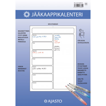 Jääkaappikalenteri | E. Kylmälä Oy