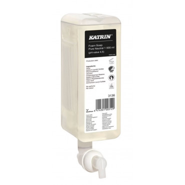 Katrin Vaahtosaippua Neutral 1000 ml 3136 (6) | E. Kylmälä Oy