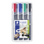 Staedtler Lumocolor 350 huopakynä 4-v sarja 2-5 mm viisto | E. Kylmälä Oy