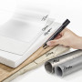 Staedtler Lumocolor 350 huopakynä musta 2-5 mm viisto | E. Kylmälä Oy