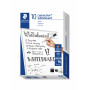 Staedtler Lumocolor 351B valkotaulukynä musta 2-5 mm viisto | E. Kylmälä Oy