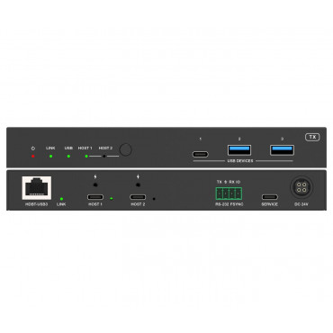 Vivolink USB3.2 Gen 1 - Laajennin (100m) kaksois-USB-C sisään & video ulos | E. Kylmälä Oy