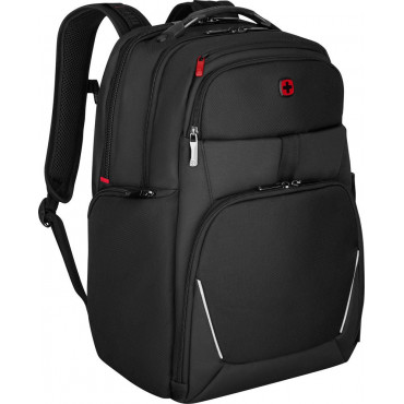 Wenger Meteor reppu 17″ tietokoneelle musta | E. Kylmälä Oy