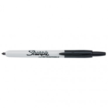 Sharpie huopakynä mekanismilla RT F musta | E. Kylmälä Oy