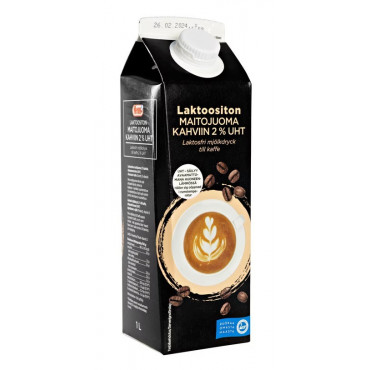 Menu maitojuoma kahviin 2 % 1 L UHT lton | E. Kylmälä Oy