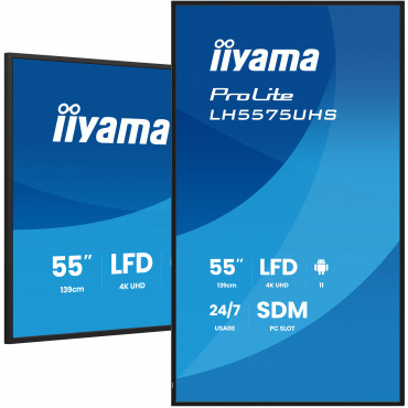 iiyama Prolite LH5575UHS 55″ 24/7 näyttö | E. Kylmälä Oy