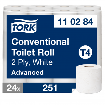 Tork WC-paperi Advanced T4 valkoinen (24) | E. Kylmälä Oy