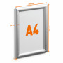 Durable Snap Frame alumiinikehys A4 outdoor | E. Kylmälä Oy