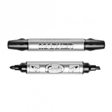 Centrum permanenttitussi, dual musta 3mm/1-5mm | E. Kylmälä Oy