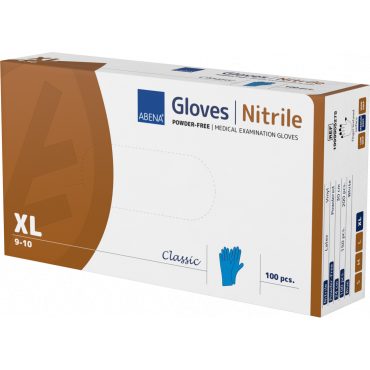 ABENA Classic nitriilikäsine XL sininen (100) | E. Kylmälä Oy
