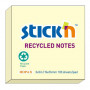Stick′n viestilappu EKO 76 x 76 mm keltainen | E. Kylmälä Oy